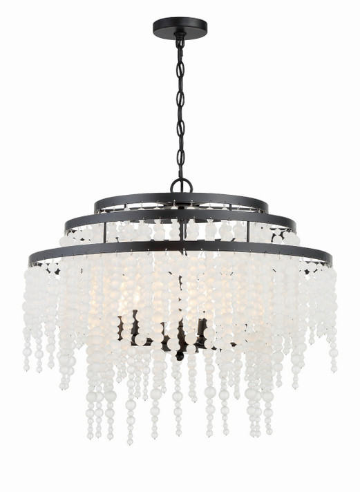 Mid. Chandeliers Glass Down by Crystorama ( 60 | POP-A5076-MK-FR Poppy ) 