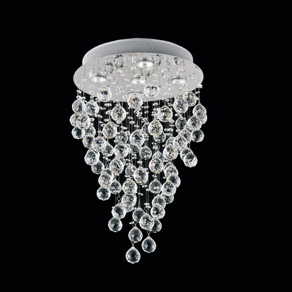 Flush Mounts Multi-Port/Cluster by CWI Lighting ( 401 | 6601C16C Rain Drop ) 