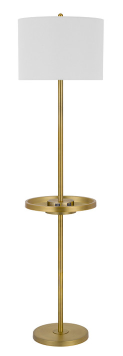 Lamps Floor Lamps with Tray by Cal Lighting ( 225 | BO-2983FL-AB Crofton ) 