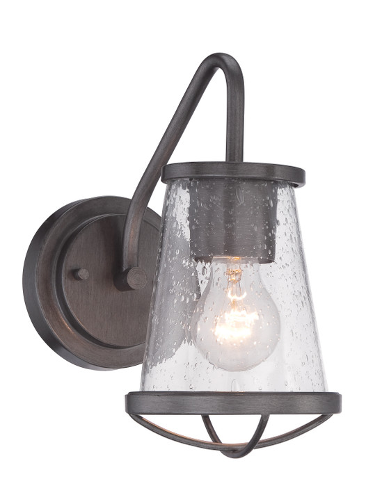 Sconces Single Glass by Designers Fountain ( 43 | 87001-WI Darby ) 
