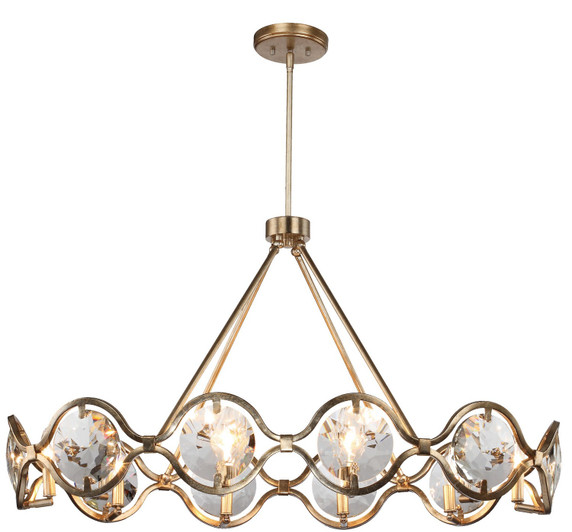 Large Chandeliers Ring/Halo by Crystorama ( 60 | QUI-7629-DT Quincy ) 