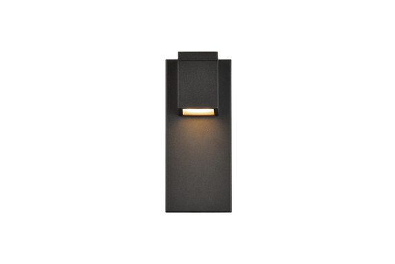 Exterior Wall Mt./Flush by Elegant Lighting ( 173 | LDOD4007BK Raine ) 