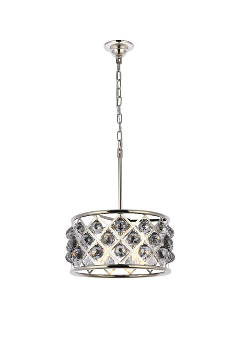 Pendants Drum Shade by Elegant Lighting ( 173 | 1214D16PN-SS/RC Madison ) 