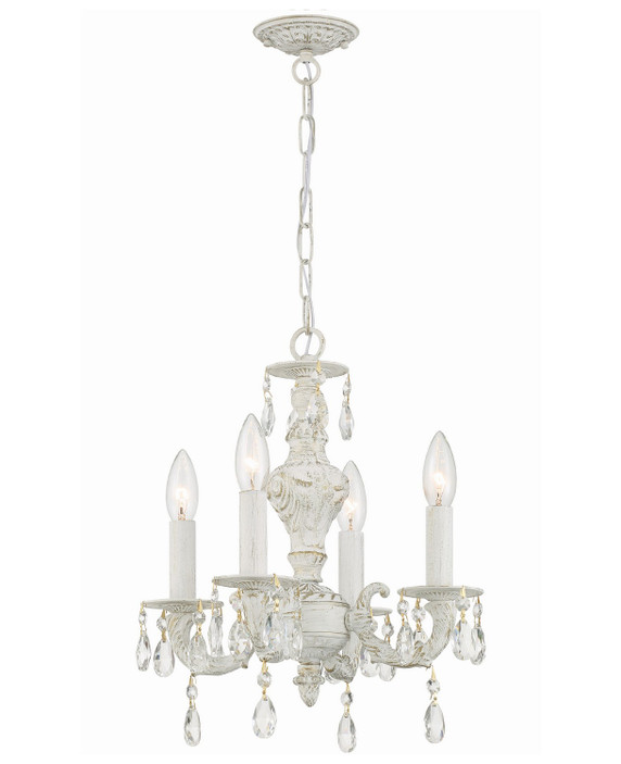 Mini Chandeliers Candle by Crystorama ( 60 | 5024-AW-CL-MWP Paris Market ) 