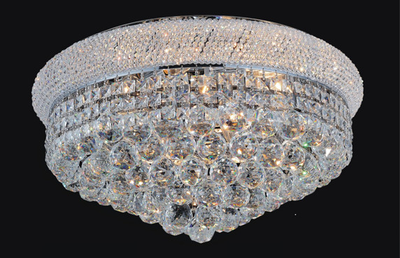 Flush Mounts Drum Shade by CWI Lighting ( 401 | 8001C24C Empire ) 