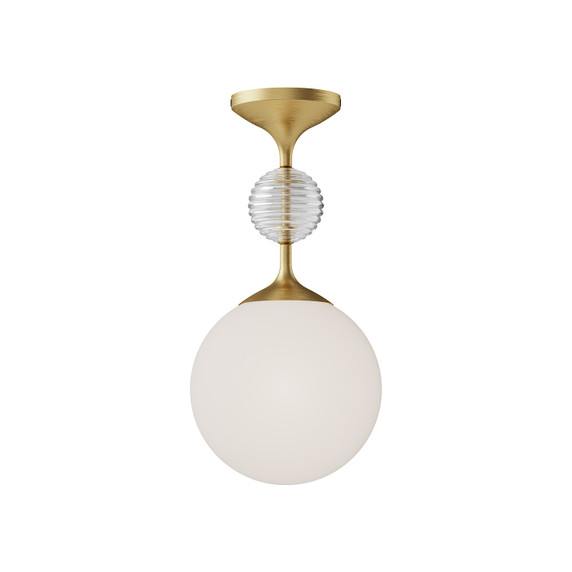 Semi-Flush Mts. Glass Down by Alora ( 452 | SF415308BGOP Celia ) 