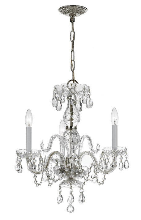 Mini Chandeliers Candle by Crystorama ( 60 | 5044-CH-CL-MWP Traditional Crystal ) 