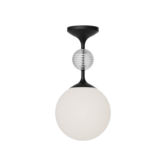 Semi-Flush Mts. Glass Down by Alora ( 452 | SF415308MBOP Celia ) 