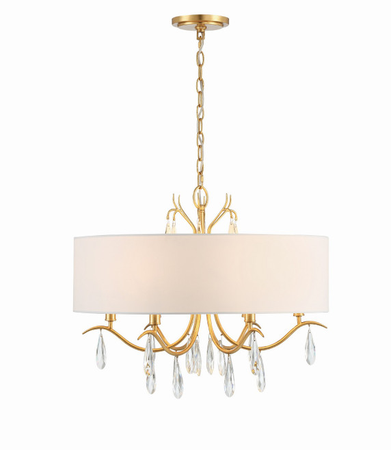 Mid. Chandeliers Drum Shade by Crystorama ( 60 | ROL-18806-GA Rollins ) 