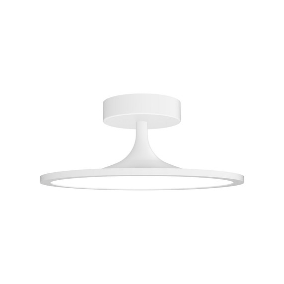 Semi-Flush Mts. Glass Down by Alora ( 452 | SF418012WH-UNV Issa ) 