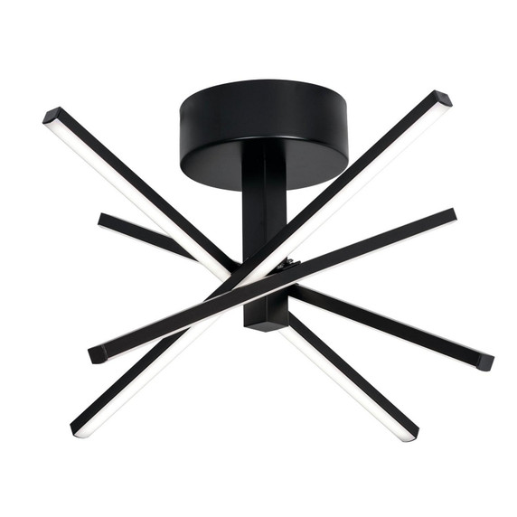 Semi-Flush Mts. Geometric/Linear by AFX Lighting ( 162 | JAXF1515L30D1BK Jaxx ) 