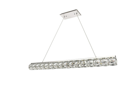 Linear/Island Cylindrical/Tubular by Elegant Lighting ( 173 | 3501D48C Valetta ) 