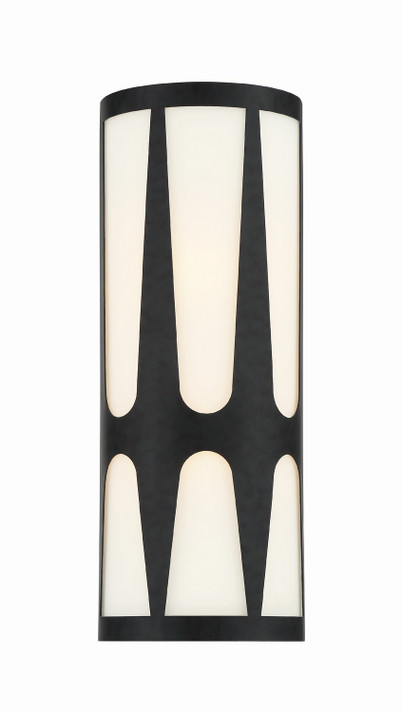 Sconces Pocket by Crystorama ( 60 | ROY-802-BK_LED Royston ) 