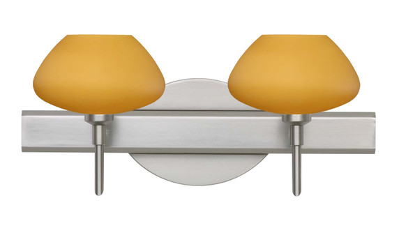 Bathroom Fixtures Two Lights by Besa ( 74 | 2SW-541080-SN Peri ) 