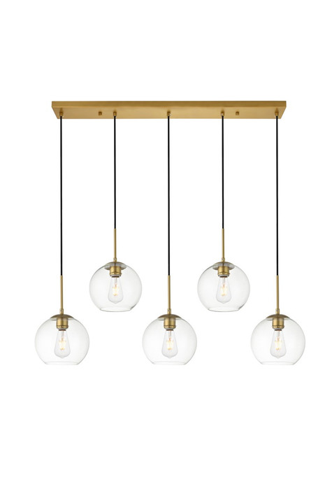Linear/Island 4 Light + by Elegant Lighting ( 173 | LD2228BR BAXTER ) 