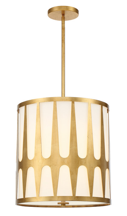 Pendants Drum Shade by Crystorama ( 60 | ROY-805-GA Royston ) 