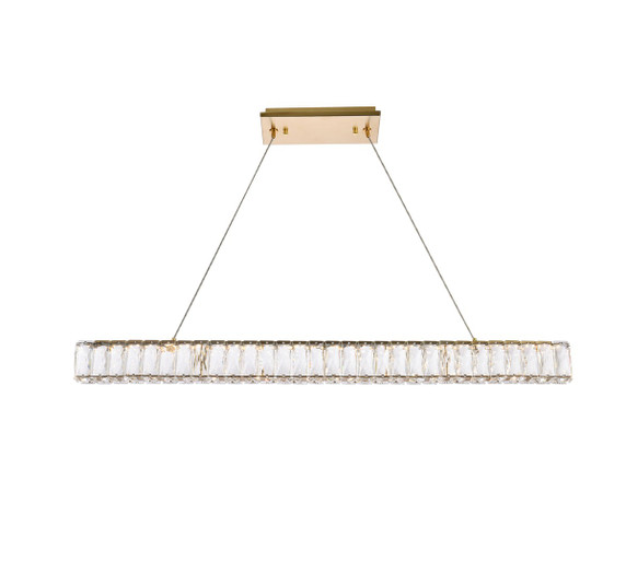Linear/Island Cylindrical/Tubular by Elegant Lighting ( 173 | 3502D38G Monroe ) 