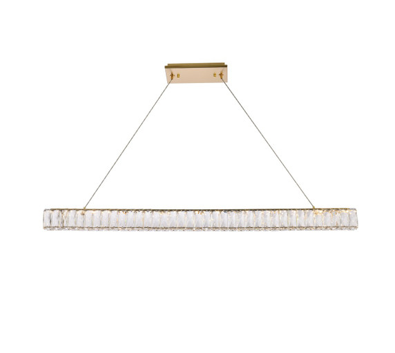 Linear/Island Geometric/Linear by Elegant Lighting ( 173 | 3502D47G Monroe ) 