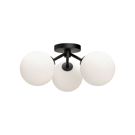 Semi-Flush Mts. Cage by Alora ( 452 | SF549315MBOP Cassia ) 
