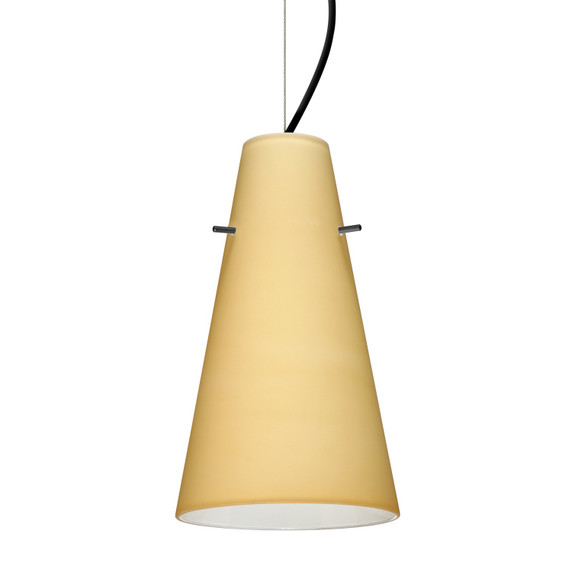 Mini Pendants Glass Down by Besa ( 74 | 1KX-4124VM-BK Besa Cierro Cable Pendant ) 