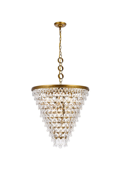 Mid. Chandeliers Empire/Basket by Elegant Lighting ( 173 | 1219D24BR/RC Nordic ) 
