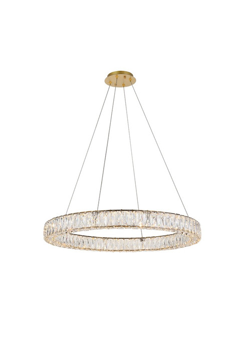 Mid. Chandeliers Ring/Halo by Elegant Lighting ( 173 | 3503D31G Monroe ) 