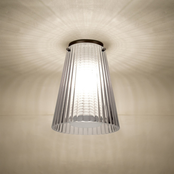 Flush Mounts Glass Down by Besa ( 74 | DIONCLC-LED-BR Besa Dion Ceiling ) 