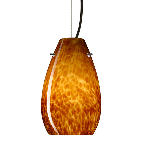 Mini Pendants Glass Down by Besa ( 74 | 1KX-412618-BK Besa Pera 9 Pendant ) 