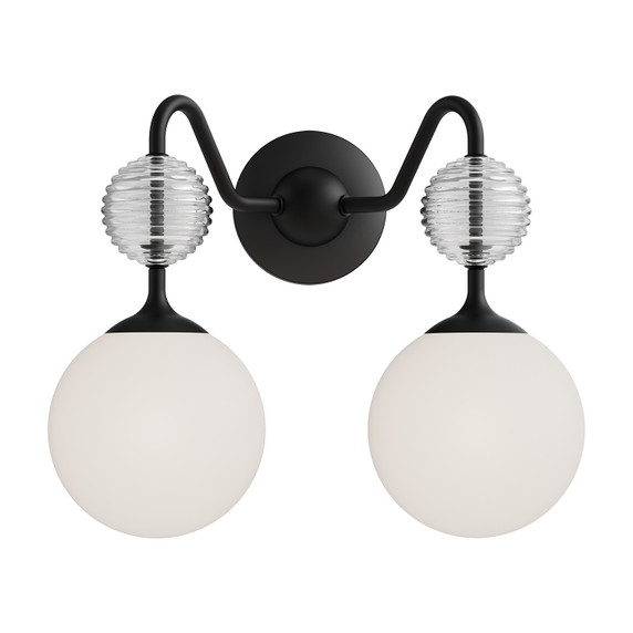 Bathroom Fixtures Two Lights by Alora ( 452 | VL415315MBOP Celia ) 