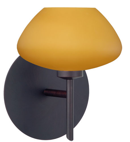 Sconces Single Glass by Besa ( 74 | 1SW-541080-BR Peri ) 