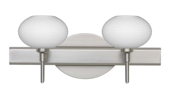 Bathroom Fixtures Two Lights by Besa ( 74 | 2SW-561207-SN Lasso ) 