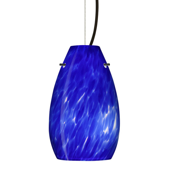 Mini Pendants Glass Down by Besa ( 74 | 1KX-412686-BK Besa Pera 9 Pendant ) 