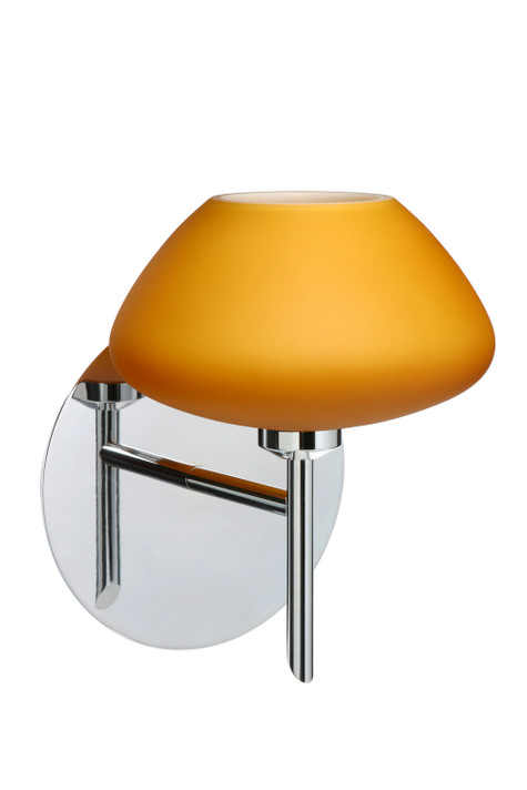 Sconces Single Glass by Besa ( 74 | 1SW-541080-CR Peri ) 