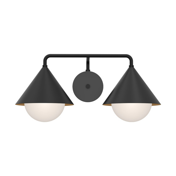 Bathroom Fixtures Two Lights by Alora ( 452 | VL485221MBOP Remy ) 