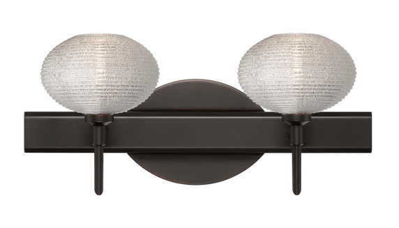 Bathroom Fixtures Two Lights by Besa ( 74 | 2SW-5612GL-BR Lasso ) 