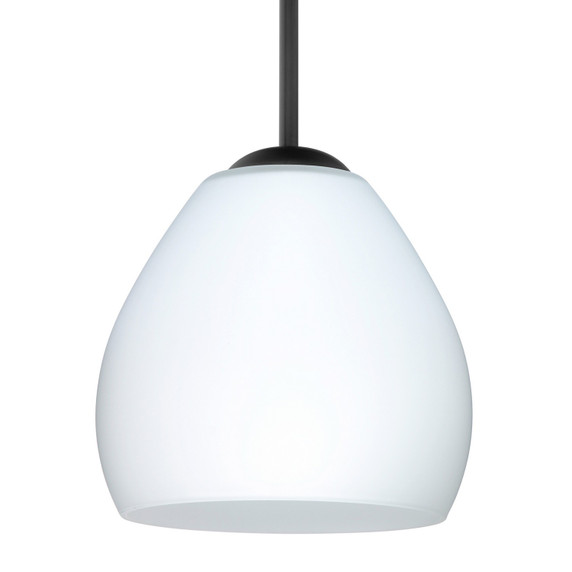 Mini Pendants Glass Down by Besa ( 74 | 1BC-412207-MED-BK Besa Bolla Pendant ) 
