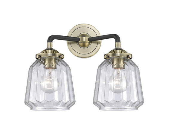 Bathroom Fixtures Two Lights by Innovations ( 405 | 284-2W-BAB-G142 Nouveau ) 