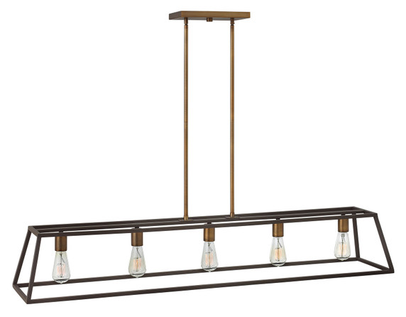 Linear/Island Open Frame by Hinkley ( 13 | 3335BZ Fulton ) 