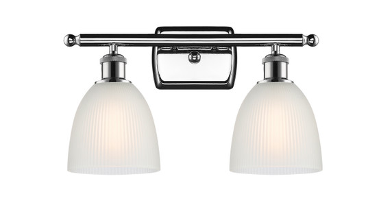 Bathroom Fixtures Two Lights by Innovations ( 405 | 516-2W-PC-G381-LED Ballston ) 