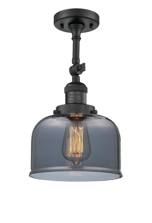 Semi-Flush Mts. Glass Down by Innovations ( 405 | 201F-BK-G73-LED Franklin Restoration ) 