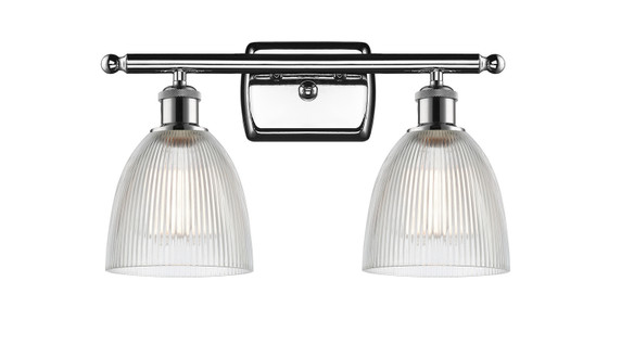 Bathroom Fixtures Two Lights by Innovations ( 405 | 516-2W-PC-G382-LED Ballston ) 