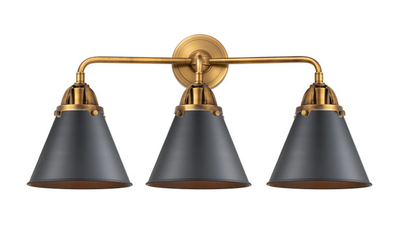 Bathroom Fixtures Three Lights by Innovations ( 405 | 288-3W-BB-M13-BK Nouveau 2 ) 
