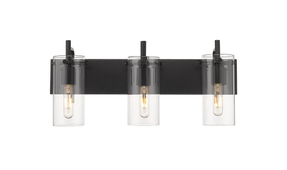 Bathroom Fixtures Three Lights by Innovations ( 405 | 352-3W-BK-CL Auralume ) 