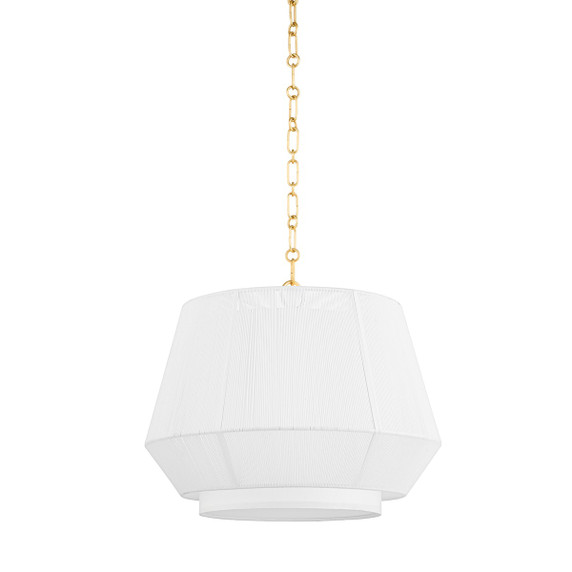 Pendants Fabric Shade by Hudson Valley ( 70 | BKO501-AGB Debi ) 