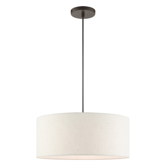 Pendants Drum Shade by Livex Lighting ( 107 | 49802-92 Blossom ) 
