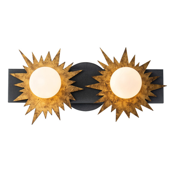 Bathroom Fixtures Two Lights by Lucas + McKearn ( 175 | BB90417-2 Soleil ) 