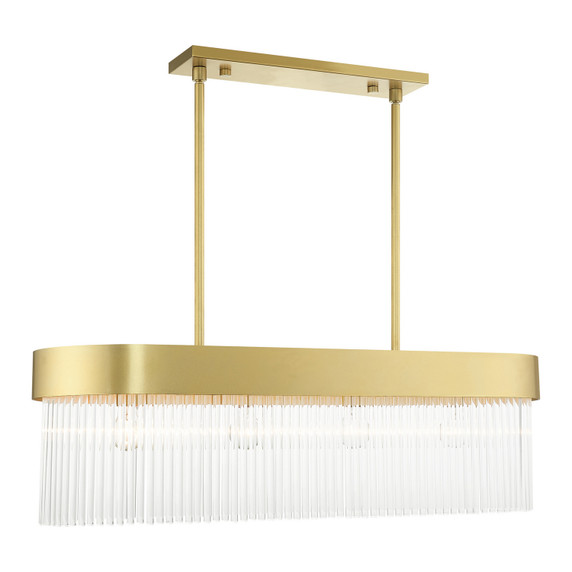 Linear/Island 4 Light + by Livex Lighting ( 107 | 49826-33 Norwich ) 