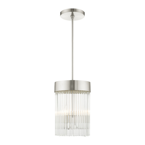 Mini Pendants Drum Shade by Livex Lighting ( 107 | 49828-91 Norwich ) 