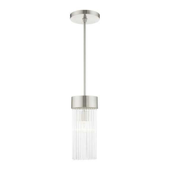 Mini Pendants Drum Shade by Livex Lighting ( 107 | 49829-91 Norwich ) 