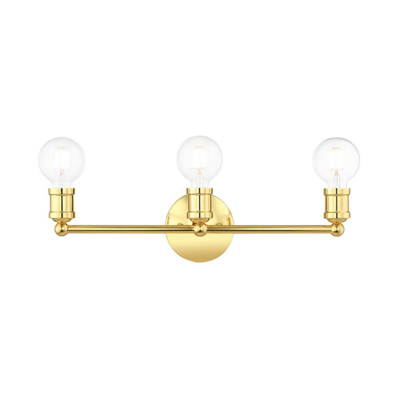Bathroom Fixtures Three Lights by Livex Lighting ( 107 | 16713-02 Lansdale ) 
